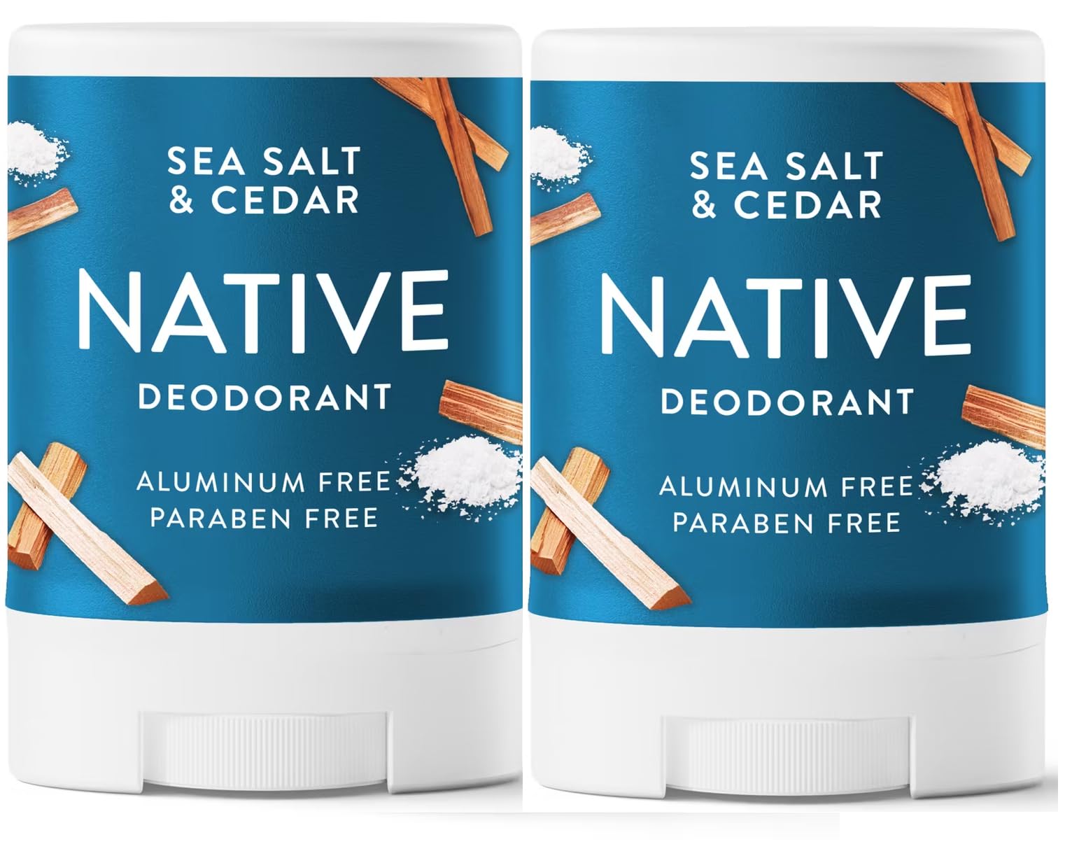 Amazon.com : Native Deodorant, Aluminum Free, Sea Salt & Cedar